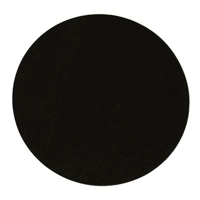 Klika -  Etiket 25 mm rond zwart 1000 rol
