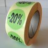 Klika - Etiquette verte 27mm -20% 500/rouleau 40 pièces