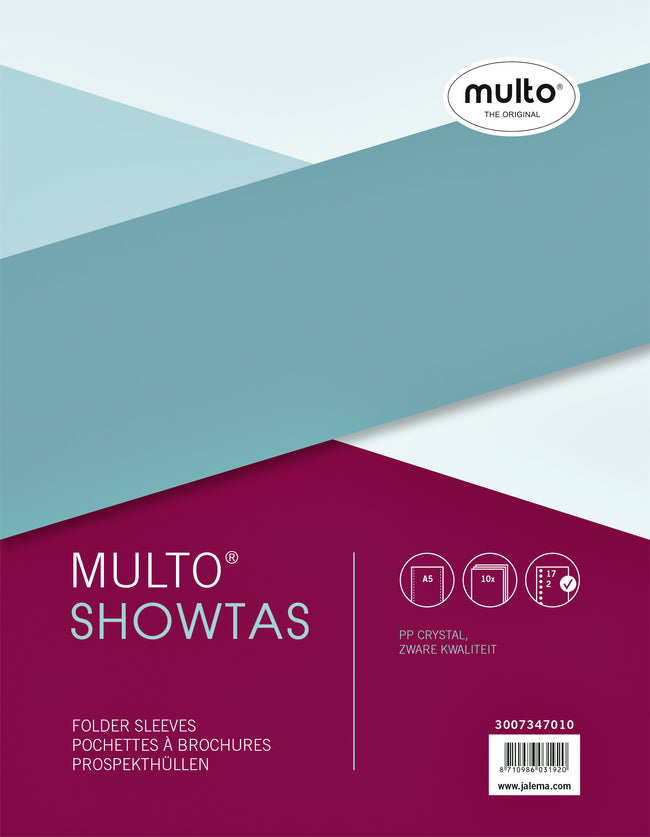 Multo - Show bag a5 17r pp 0,14mm lisse 10 pièces