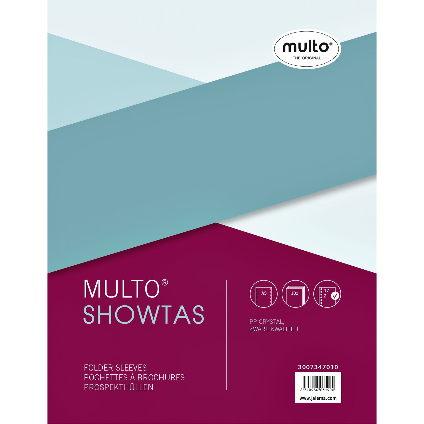 Multo -  Showtas  a5 17r pp 0.14mm glad 10 stuks