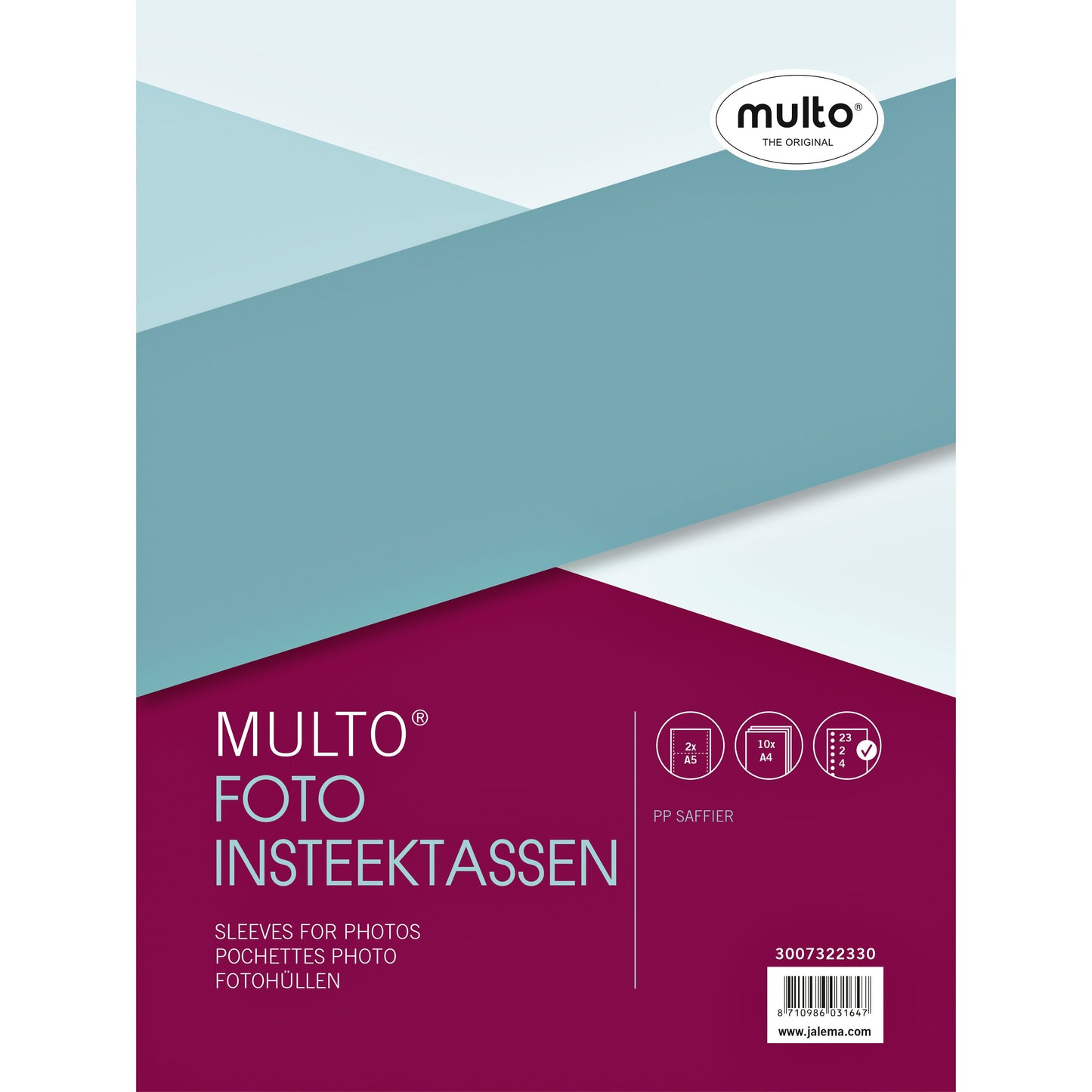 Multo -  Fototas  a4 23r 2 vaks 148x210mm pp mat 10st