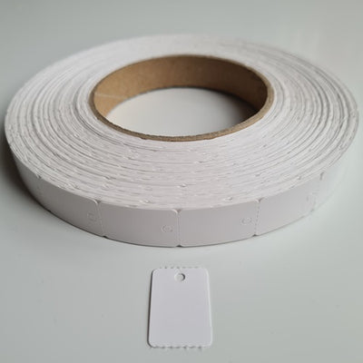 Klika - Étiquette suspendue en rouleau 17x25mm vierge 2000 pcs 13 pièces