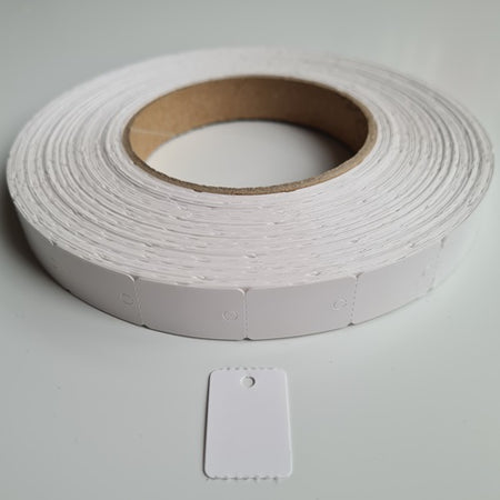 Klika - Étiquette suspendue en rouleau 17x25mm vierge 2000 pcs 13 pièces