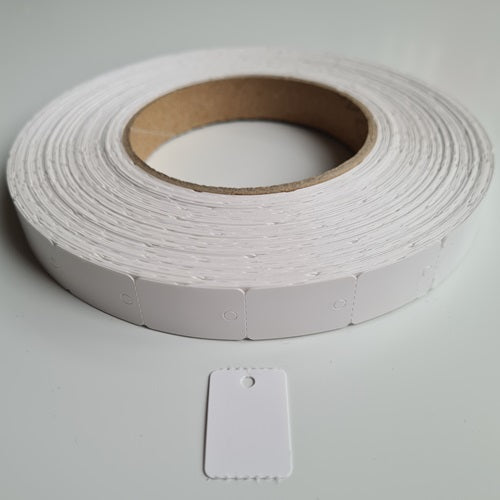 Klika - Étiquette suspendue en rouleau 17x25mm vierge 2000 pcs 13 pièces