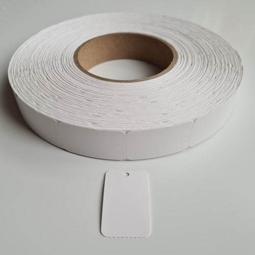 Klika - Etiquette suspendue en rouleau 25x42 mm vierge 2000rl 10 pièces