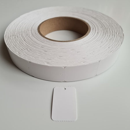 Klika - Etiquette suspendue en rouleau 25x42 mm vierge 2000rl 10 pièces