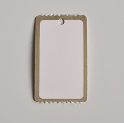 Klika - Etiquette à suspendre en rouleau 25x42 mm Bord OR 1000 15 pièces
