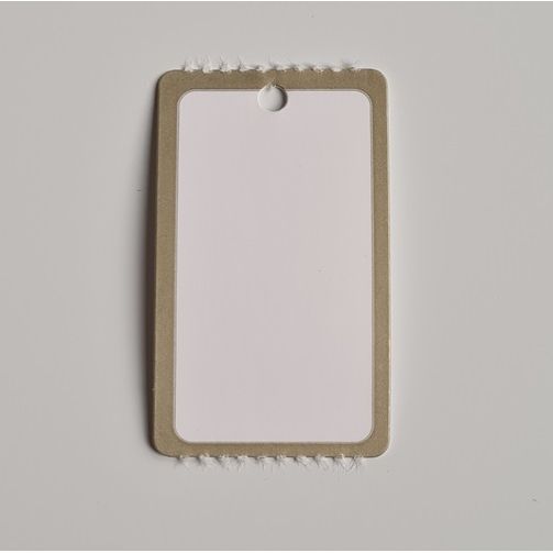 Klika - Etiquette à suspendre en rouleau 25x42 mm Bord OR 1000 15 pièces