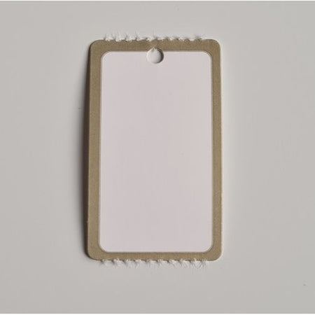 Klika - Etiquette à suspendre en rouleau 25x42 mm Bord OR 1000 15 pièces