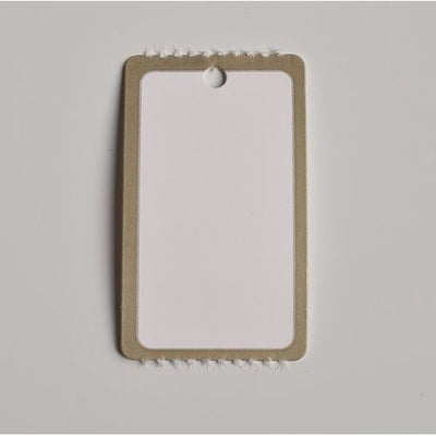 Klika -  Hangetiket op rol 25x42 mm GOUDrand 1000
