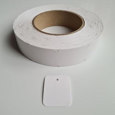 Klika - Étiquette à suspendre en rouleau 30x40 mm vierge 1000 pcs. 14 pièces