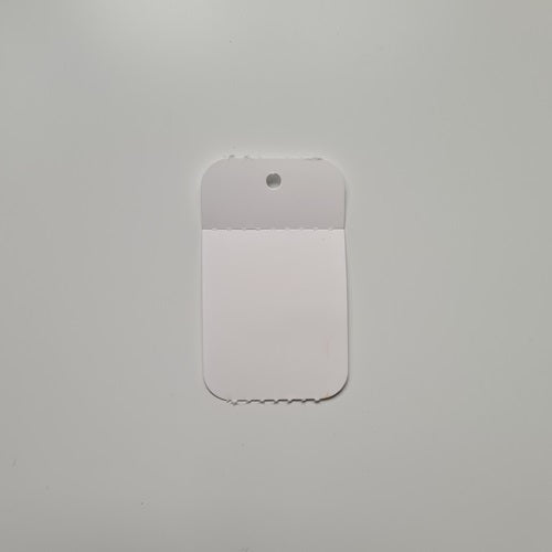 Klika -  Hangetiket op rol 30x50mm blank perf1000