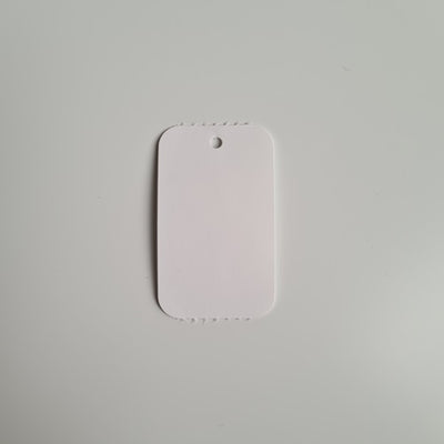 Klika - Étiquette à suspendre en rouleau 30x50 mm vierge sans perforation 10 pièces