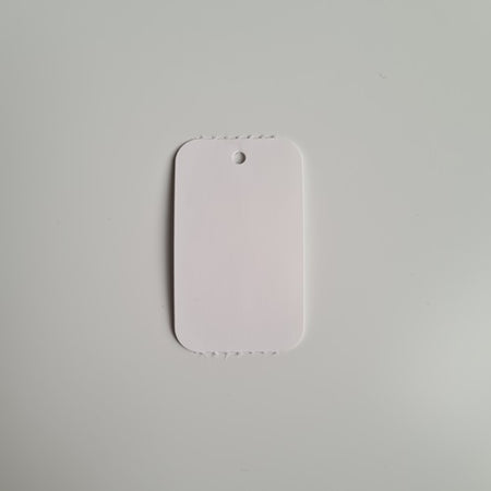 Klika - Étiquette à suspendre en rouleau 30x50 mm vierge sans perforation 10 pièces