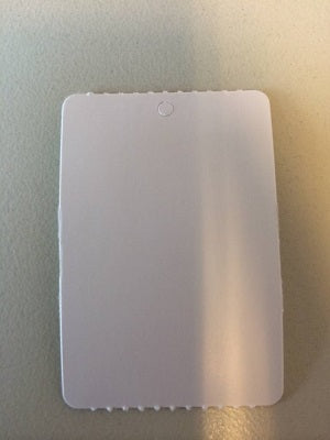 Klika - Étiquette à suspendre en rouleau 40x60 mm blanc, sans perforation 11 pièces