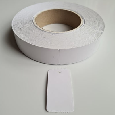 Klika -  Hangetiket op rol 30x58 mm smal 1000 rol