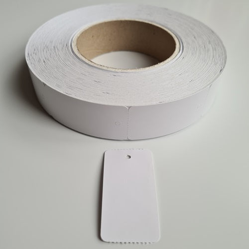 Klika - Etiquette suspendue en rouleau 30x58 mm étroite 1000 rouleaux