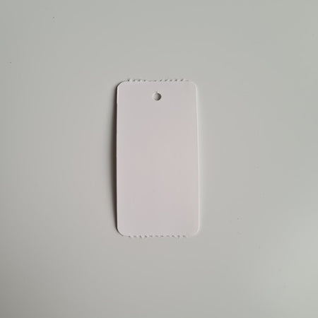 Klika - Etiquette suspendue en rouleau 30x58 mm étroite blanc 2000 8 pièces