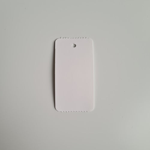 Klika -  Hangetiket op rol 30x58 mm smal wit 2000