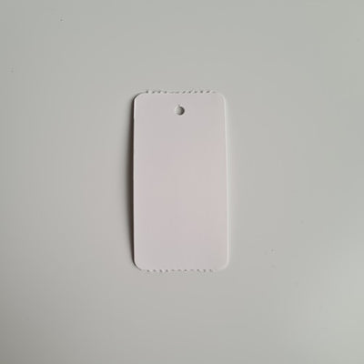Klika - Etiquette suspendue en rouleau 30x58 mm étroite blanc 2000 8 pièces