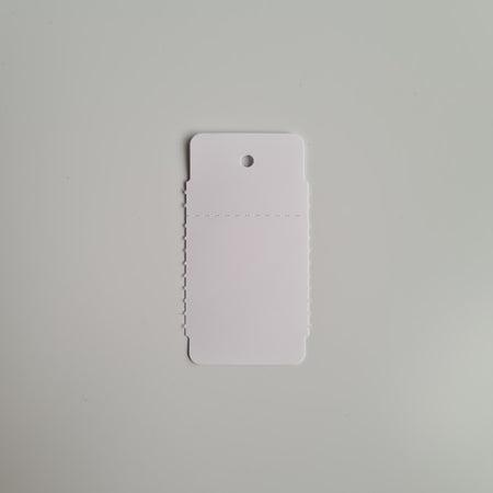 Klika - Étiquette à suspendre en rouleau 58x30 mm perf. blanc 2000 7 pièces