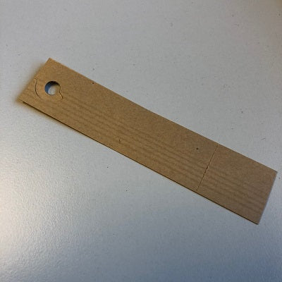Klika -  Label kraft onbedrukt 28x130mm 500 stuks