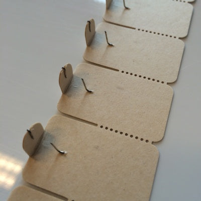 Klika -  Aandruketiket 24x37 mm op stroken van 24