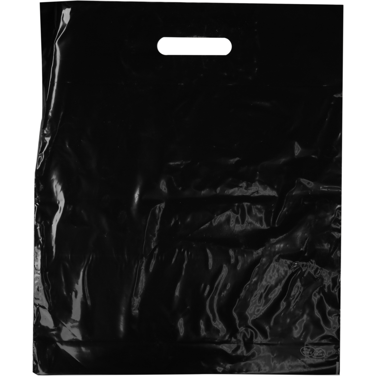 Klika - tas | LDPE | DKT | 38x45cm | Pliant du sol 8 cm | Sac de transport | Noir | 100 pieces