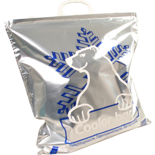 Klika -  Tas | LDPE | platte handgreep | 45x45cm | koeldraagtas | 100 stuks