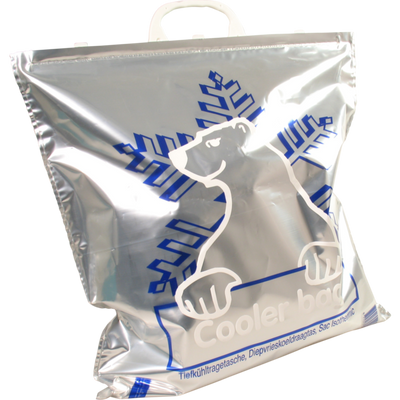 Klika -  Tas | LDPE | platte handgreep | 45x45cm | koeldraagtas | 100 stuks