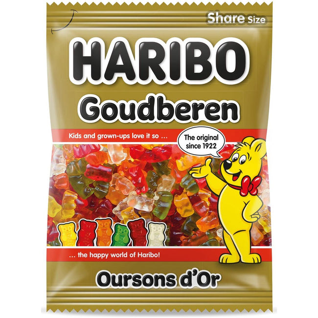 Haribo - Candy Gold Bears, sac de 185 g