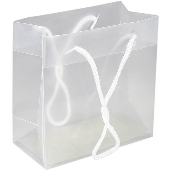 Klika - Tas | Pp | luxuriöse Tasche mit Schnur 16x 8x16cm | Tragetasche | Transparent 12 Stücke