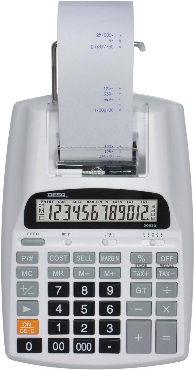 DESQ - Calculatrice avec Telrol 30032, 2-Colors Imprimer