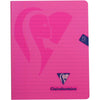 Clairefontaine - cahier mimesys pour ft A5, 72 pages, couverture PP, ligné, couleurs assorties