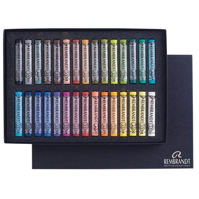 Rembrandt - pastels tendres, boîte de 30 pastels