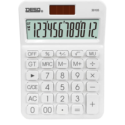 Desq -  bureaurekenmachine 30105, wit