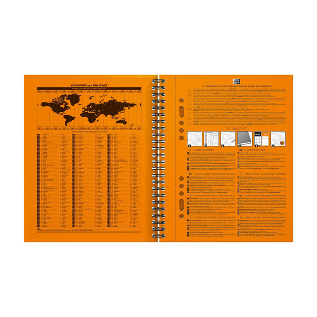 Oxford -  Spiraalblok oxf international notebook a5+ lijn