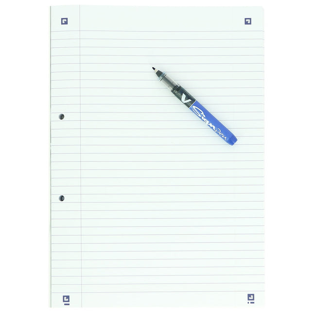 Oxford -  Cursusblok oxf school a4 ln 2gaats 200pag 80gr ass | 5 stuks