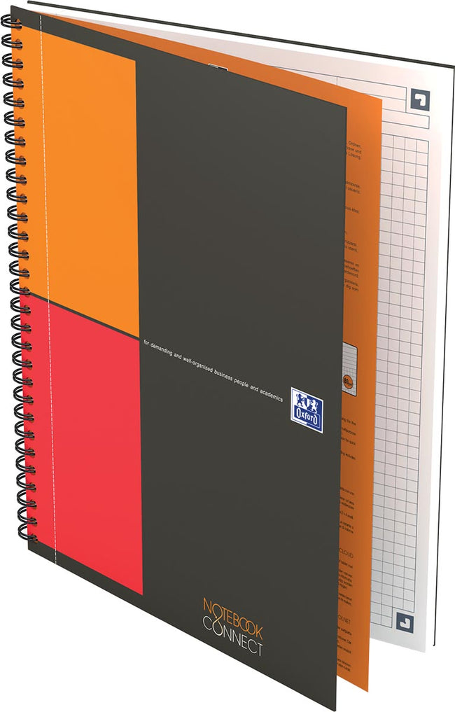 Oxford -  INTERNATIONAL notebook, 160 bladzijden, ft B5, geruit 5 mm
