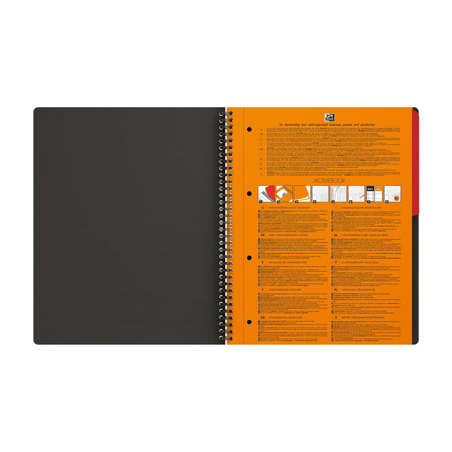 Oxford -  Spiraalblok oxf international activebk a4+ rt 5mm | 5 stuks