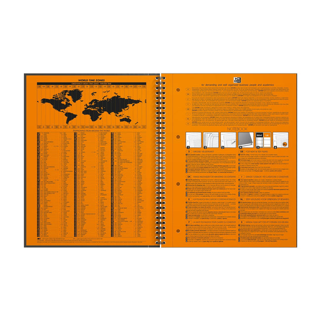 Oxford -  Spiraalblok oxf international notebook a4+ rt 5mm | 5 stuks