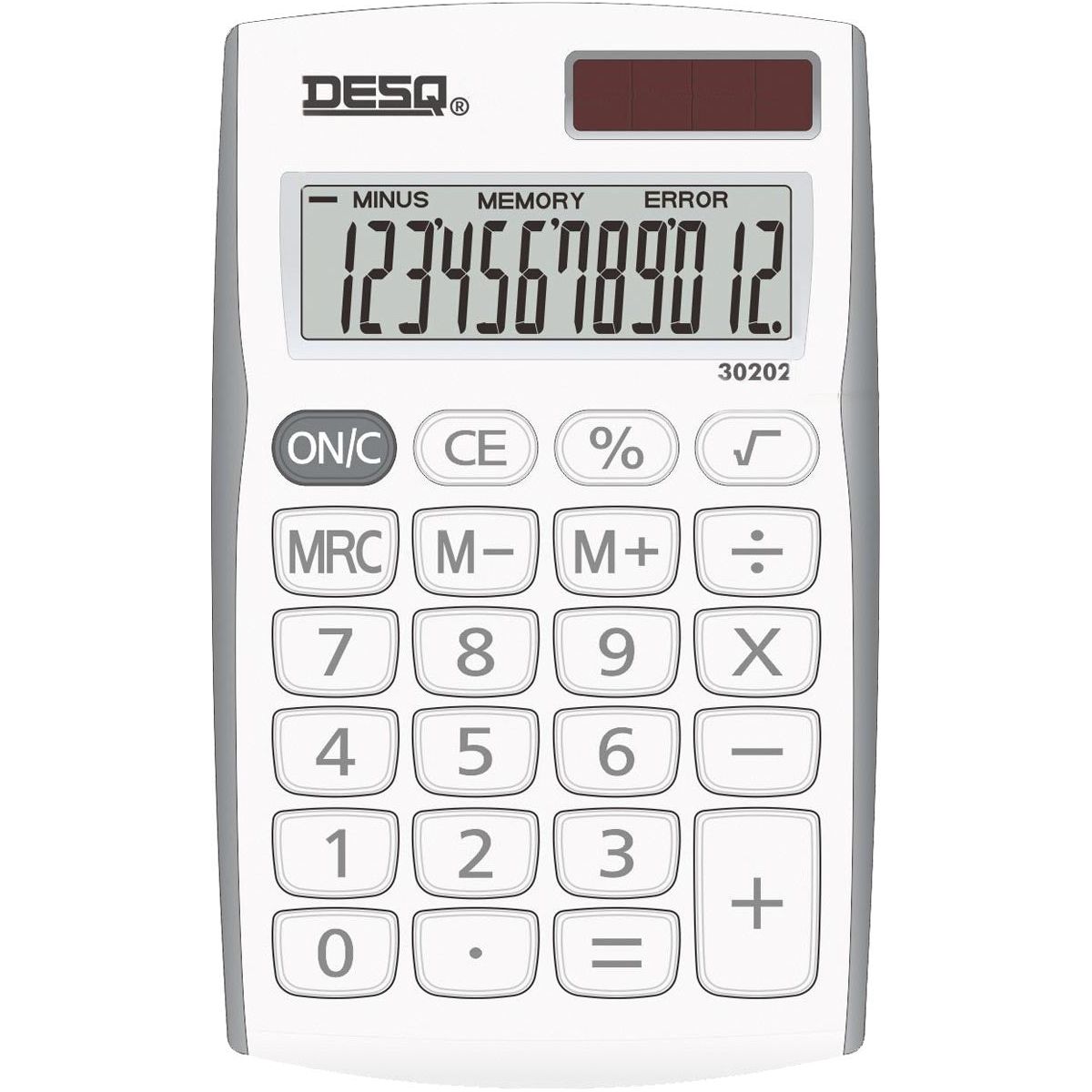 DESQ - Pocket Calculator Mobile 30202, blanc