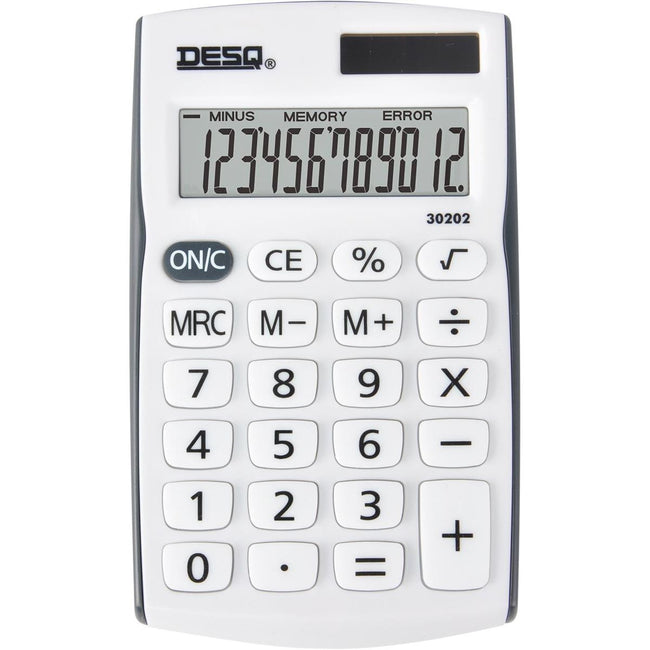 Desq - Taschenrechner Mobile 30202, weiß