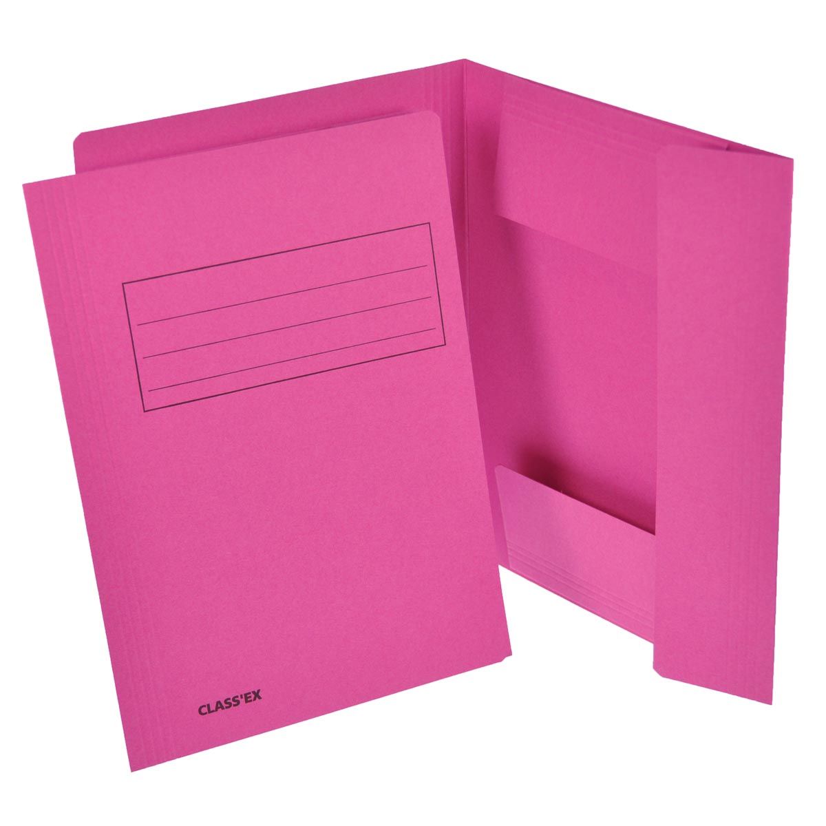Classex - Aktenordner Class'ex, 3 Klappen, Fuchsia