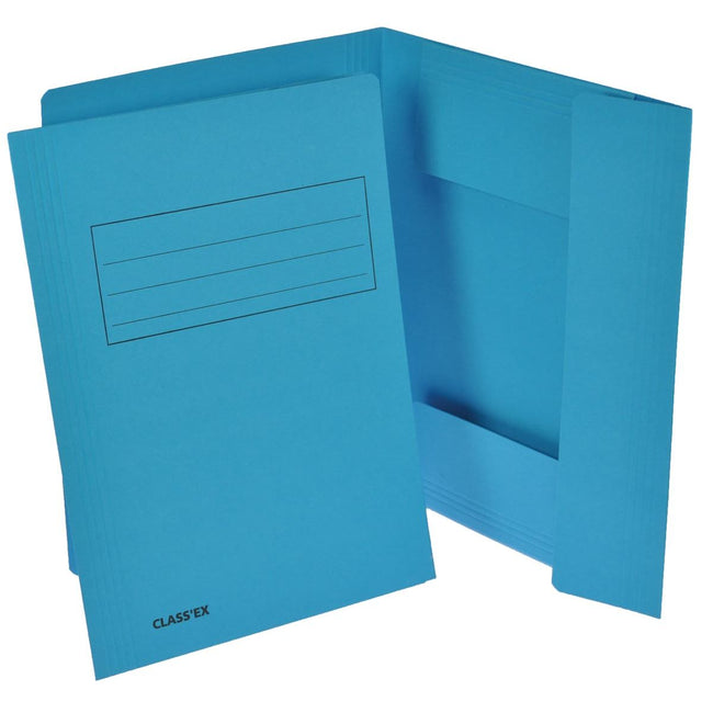 Classex - Aktenordner Class'ex, 3 Klappen, türkis