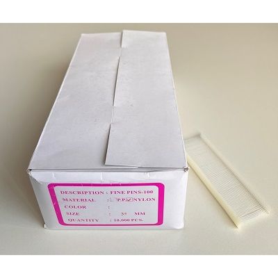 Klika - Épingles textiles 35mm fines 100/clip Nylon 13 pièces
