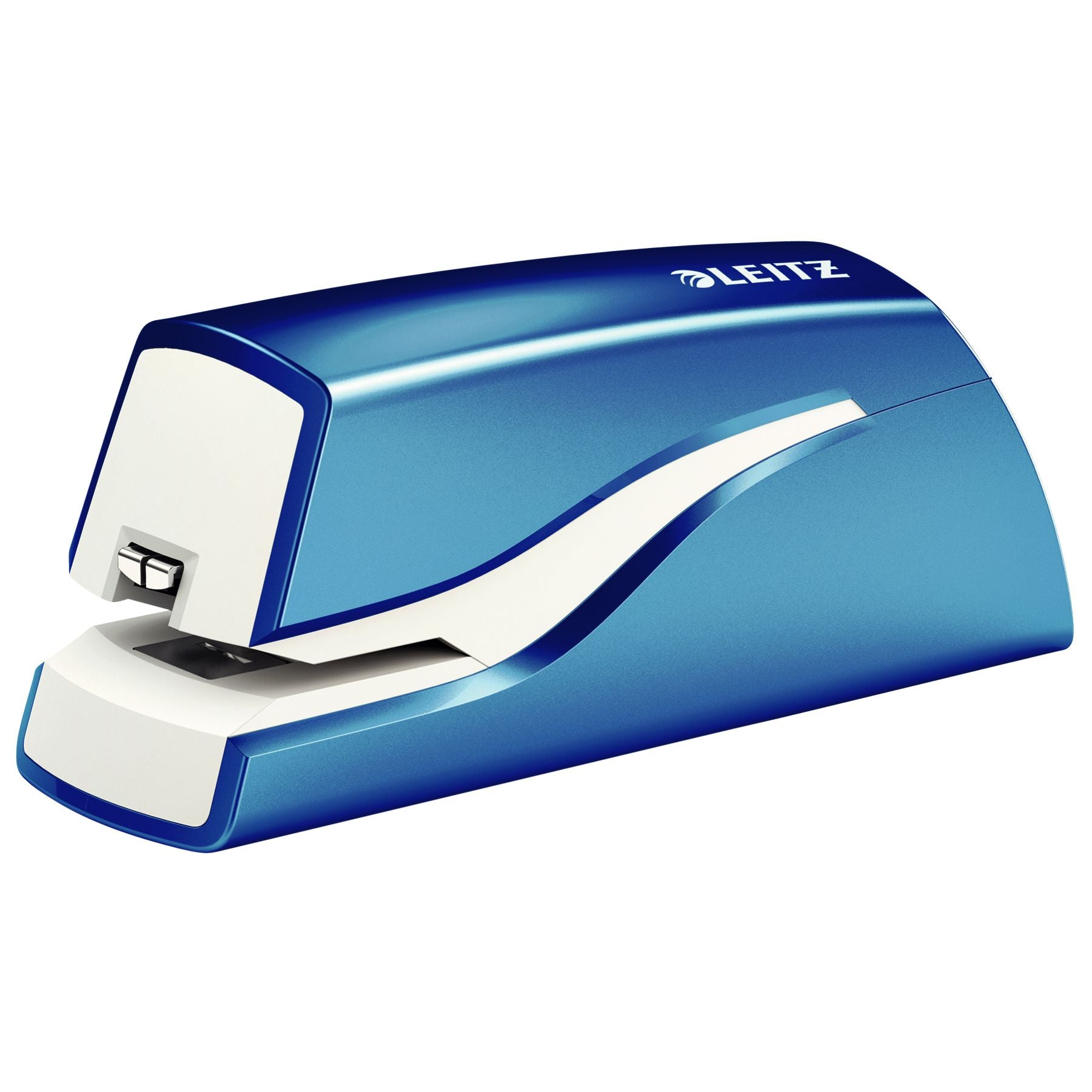 Leitz - Agrafeuse NeXXt WOW électrique sans contact 10 feuilles bleue
