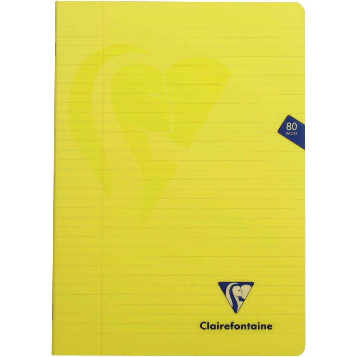 Clairefontaine - Carnet Mimesys pour pi A4, 80 pages, couverture PP, ligné, couleurs assorties