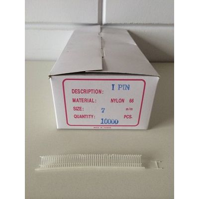 Klika - Épingles textiles en nylon 7 mm fines 10 000 pièces 9 pièces