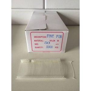 Klika - Nylon-Textilstifte 50 mm fein 5.000 Stück 12 Stück